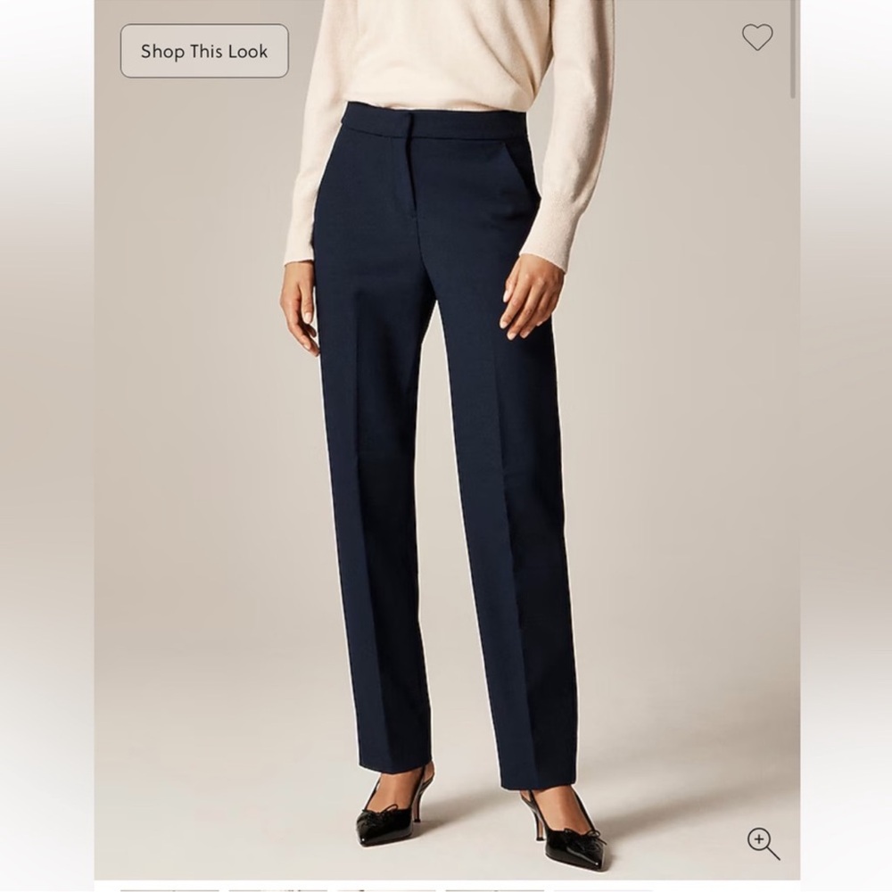 J.Crew Kate straight-leg pant in four-season stretch 6-Tall